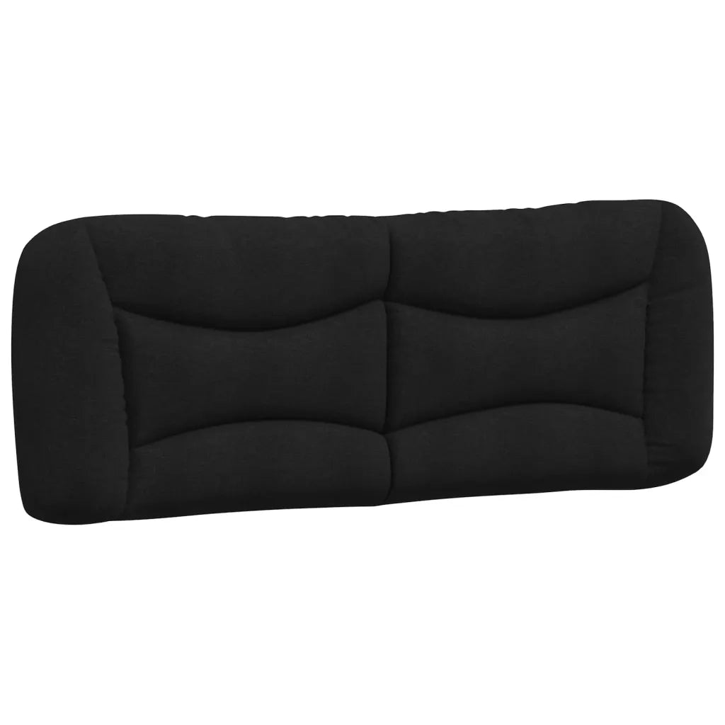 Letto con Materasso Hvar Nero 180x200 cm in Tessuto 3208550