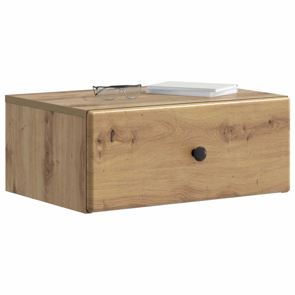 Mobiletto da notte a muro Rovere Artigianale 49 x 34,5 x 20 cm 899143