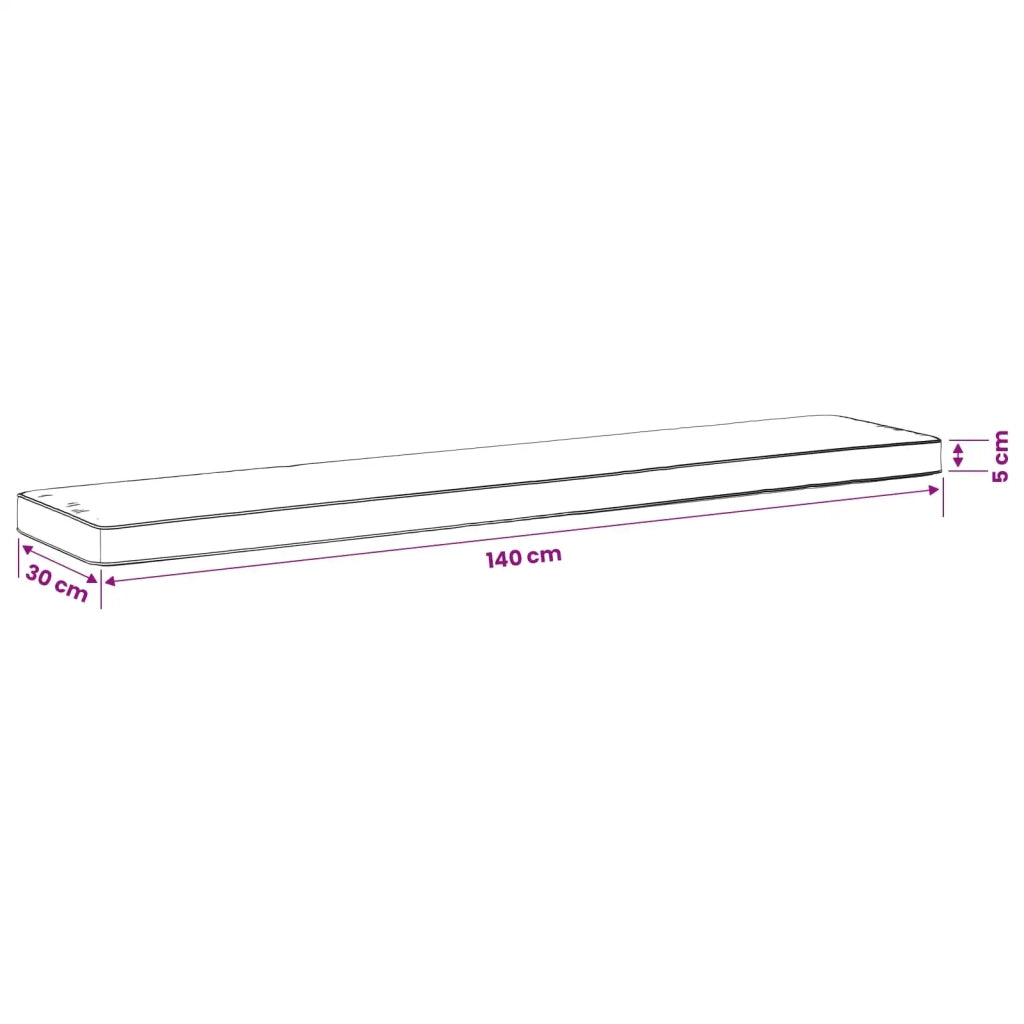 Cuscini per Panchina a 2 Pezzi VUGHT 2 pcs 100% Poliestere 950703