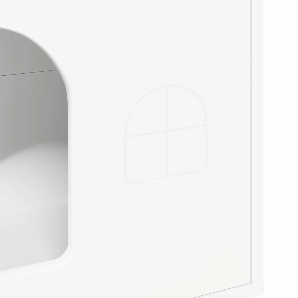 Casa per Gatti Bianco 51 x 30 x 52 cm Legno multistrato