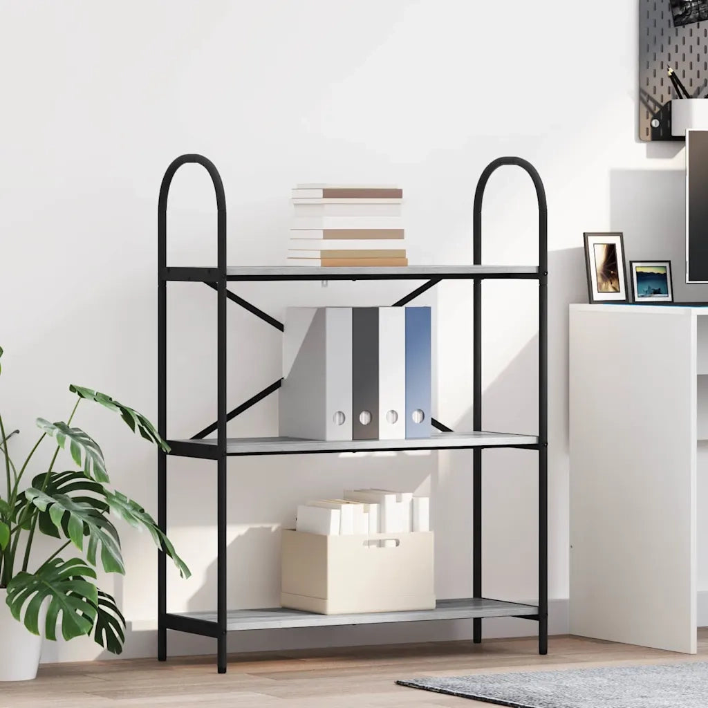Libreria Grigio Sonoma 80 x 30 x 109 cm Legno multistrato 879902