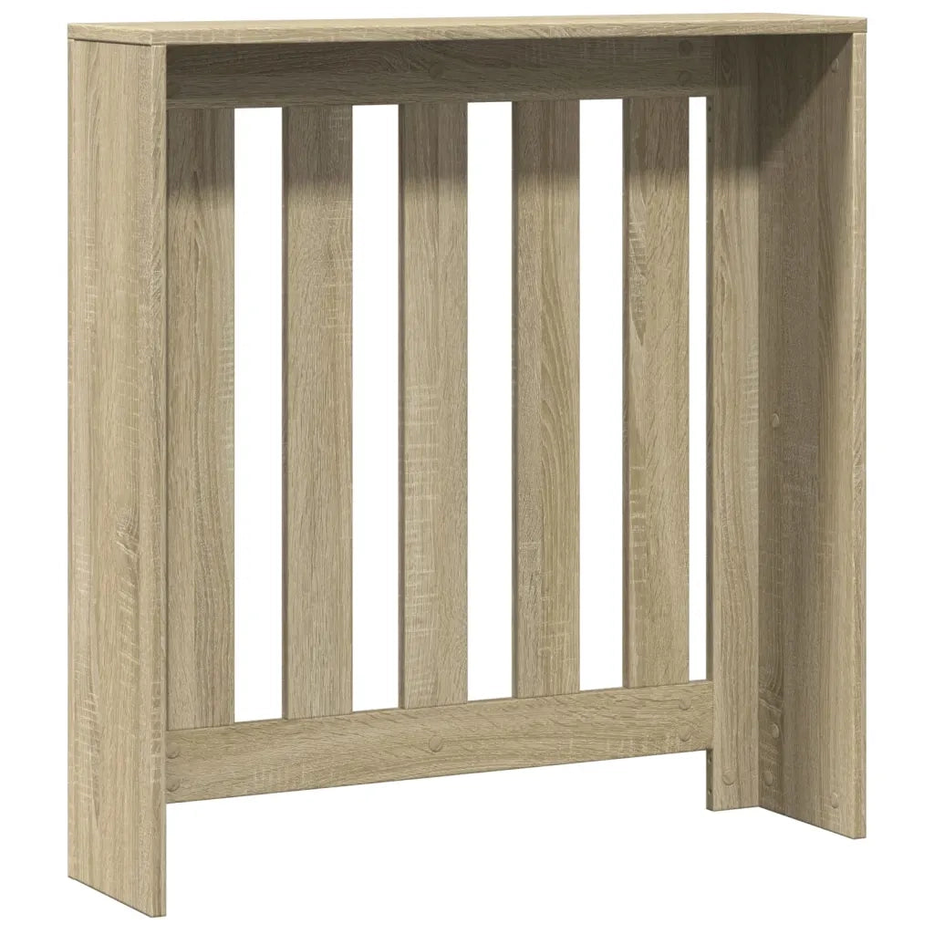 vidaXL Copertura Termosifone Rovere Sonoma 78x20x82 Legno Multistrato