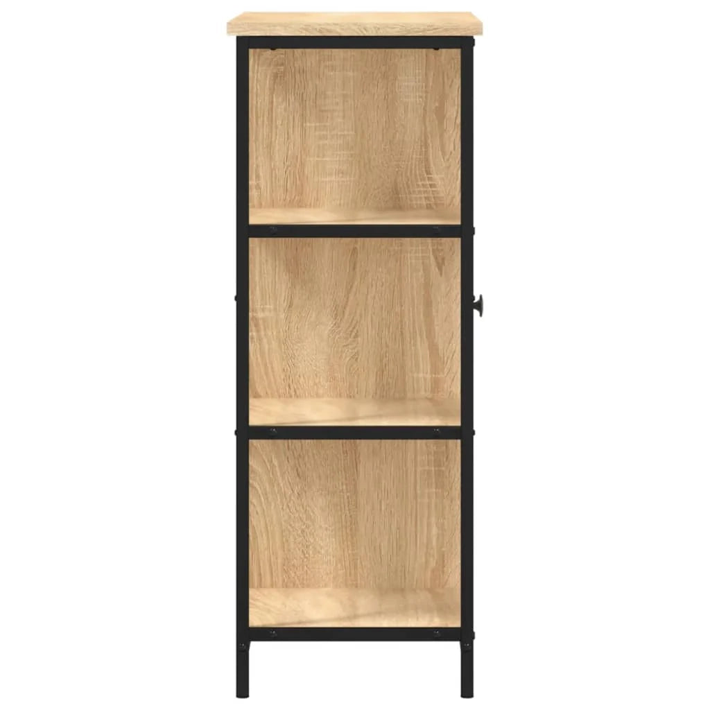 Buffet credenza cassettiera armadio mobile contenitore organizer cucina soggiorno rovere Sonoma 70 x 30 x 80 cm legno ingegnerizzato marrone 02_0031694