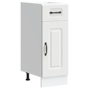 Mobile da cucina moderno con pratico spazio contenitivo 30 x 46 x 81,5 cm legno composito bianco 02_0049880
