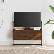 Mobile TV a Muro-Mobile per TV a parete Rovere Marrone 60,5x30x51 cm Legno Multistrato