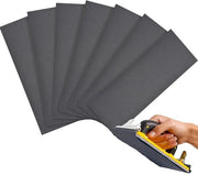 Set di abrasivi 9 x 23 cm - Abrasivi Fino 1000/1200/1500 - Naturale/Secco - Per Legno/Metallo - Resistente alla Lacerazione e all'Acqua