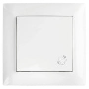 Pulsante Per Campanello Con Cornice Oste Jnh008-w White