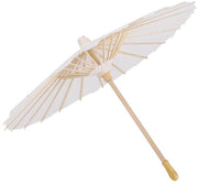 Parasole di Papier - Parasole Decorativo - Decorazione per Matrimoni/Feste - Accessori per Cosplay/Fotografia - Diametro 40cm - Manico in Legno Duraturo