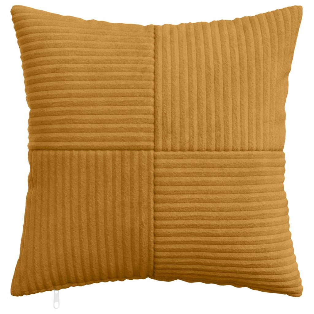 Federa 2 pcs ALMELO Giallo 50 x 50 cm corduroy 914914