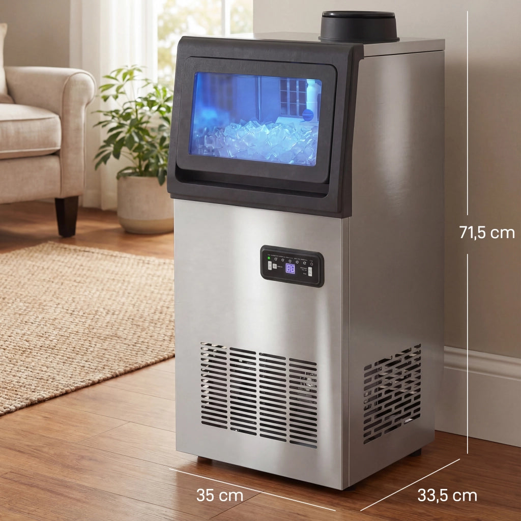 Macchina per ghiaccio commerciale ¨C Xylo ¨C 36 kg/24h, acciaio inox, capacit¨¤ 7,5 kg