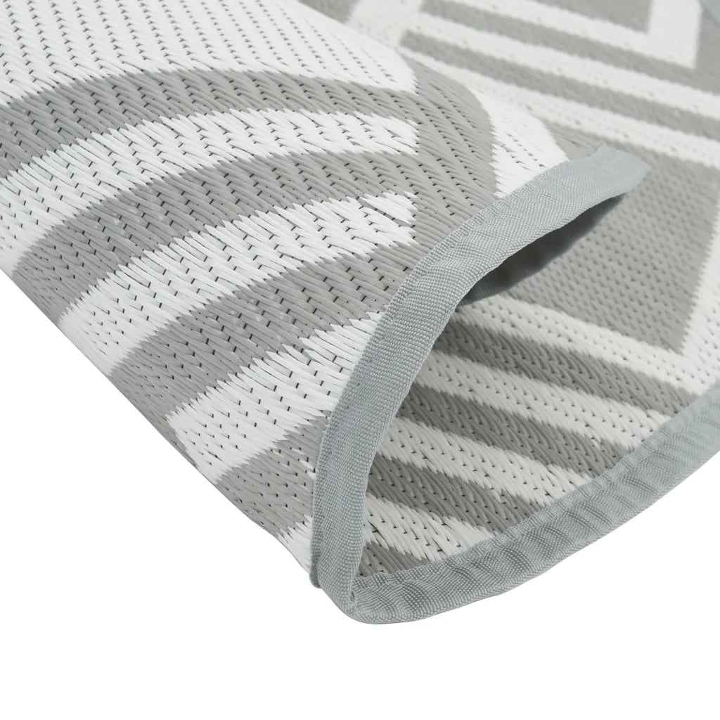 Tappeto da Esterno ARAKIL Grigio Ã˜160 cm in PP