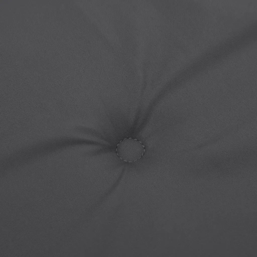 Cuscini Sedia Schiena Bassa 4 pz Antracite MÃ©lange 100x50x4 cm