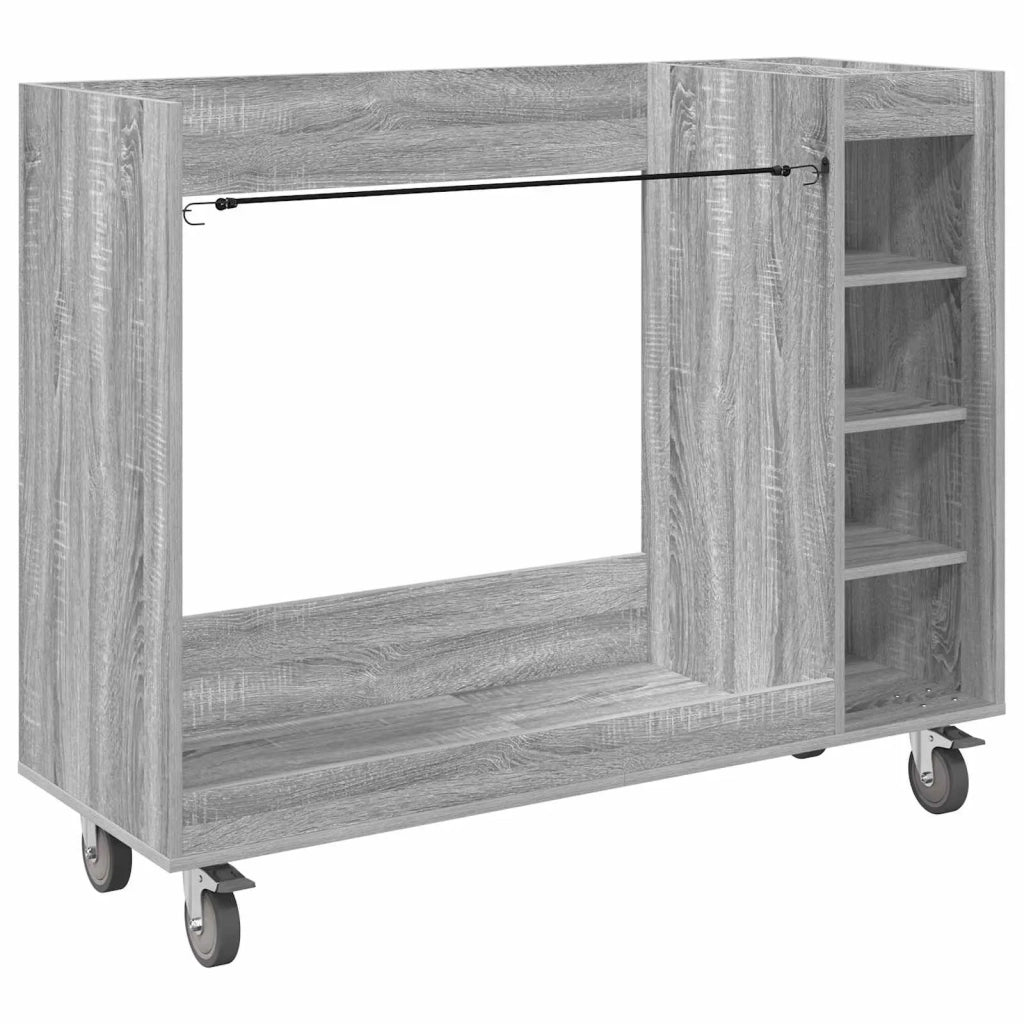 Armadio per Golf con ruota Grigio Sonoma 120 x 45 x 98 cm