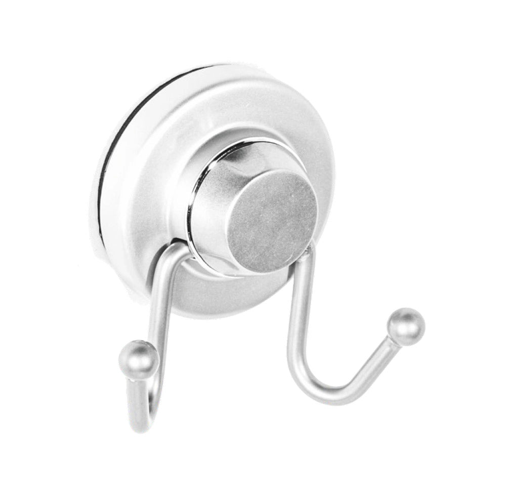 Gancio Appendiabiti da parete Muro Doppio Accessori Bagno Acciaio Metaform