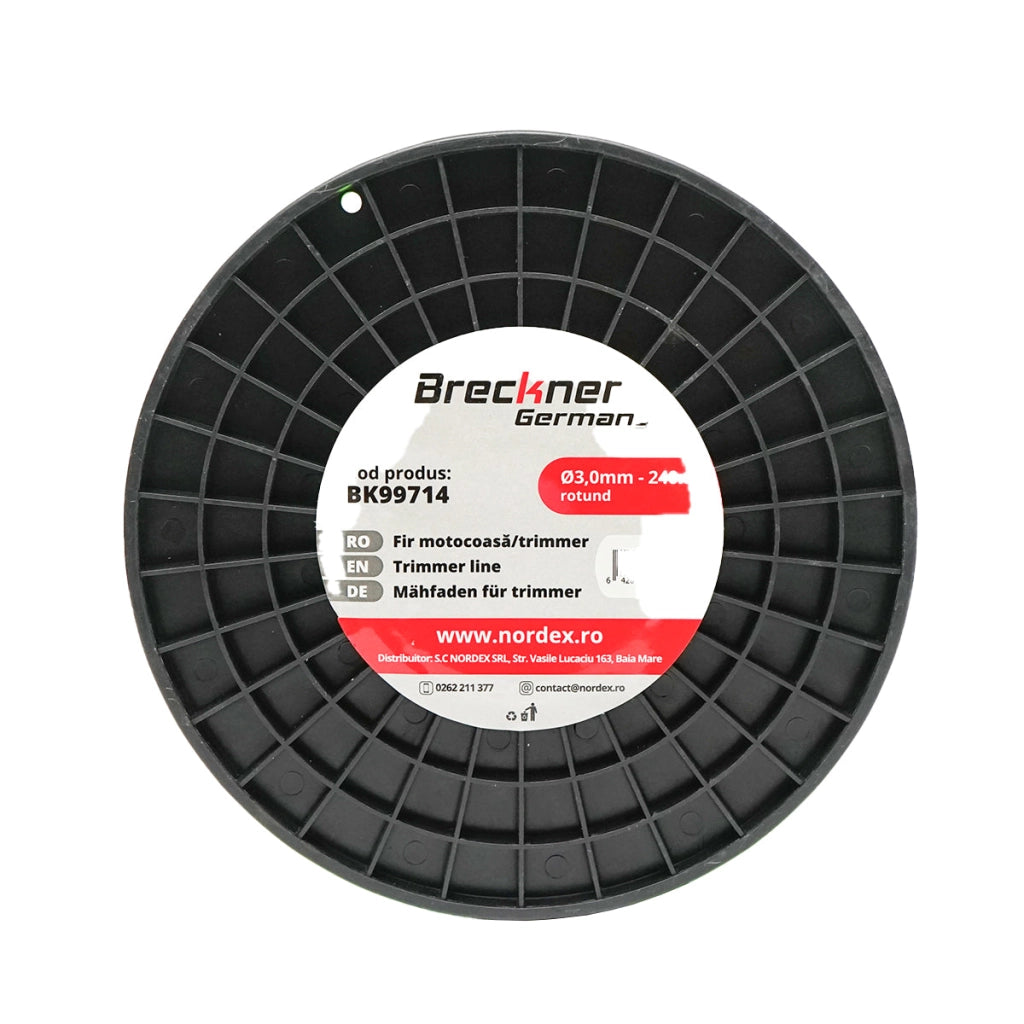Filo per decespugliatore tondo, 3 mm x 240 m Breckner Germany