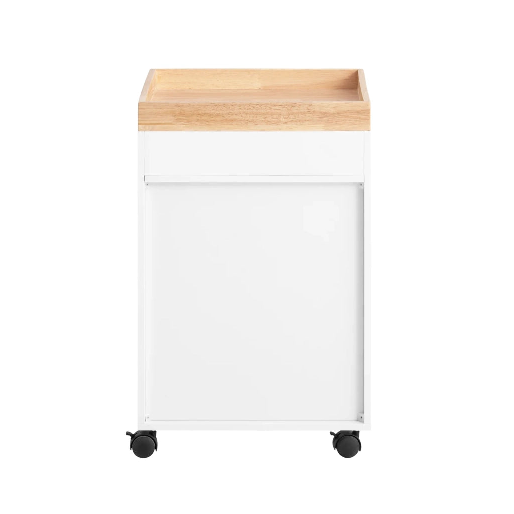 Carrello da ufficio Armadi archivio traslabili Supporto per Stampante 40x40x63 cm ASK03-W