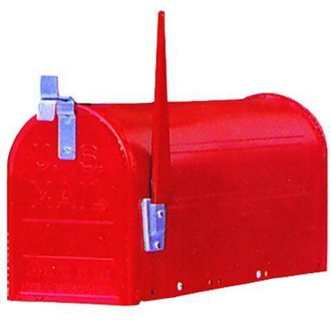 BLINKY 27292-15 Cassetta Postale America in Alluminio Anodizzato Senza Palo colore Rosso