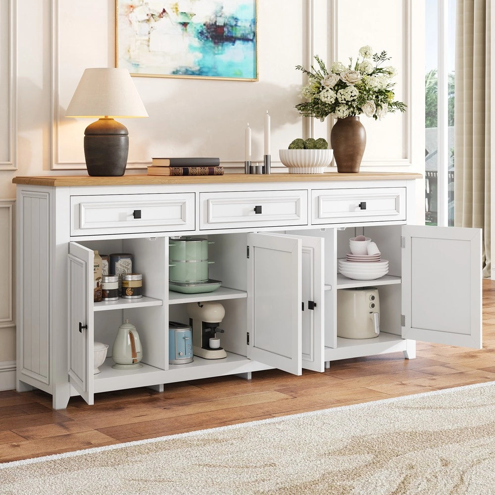 Credenza Moderna ¨C MINIMAL ¨C Soggiorno, Legno, 160x35x76 cm