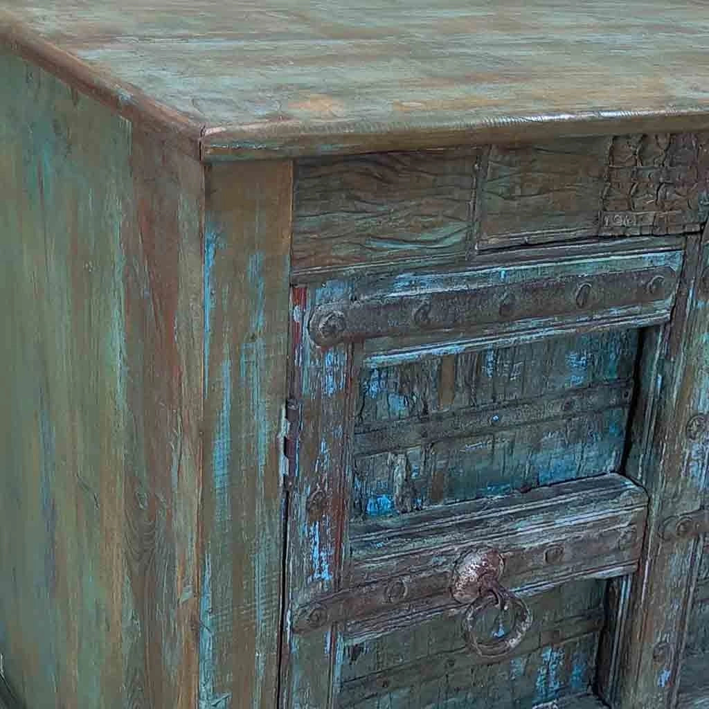 Credenza artigianale in legno 116x49x90h cm