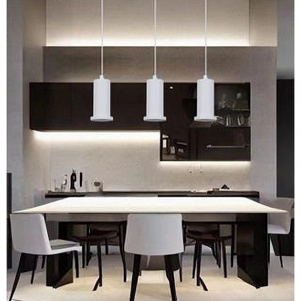 Trade Shop - Lampadario A Sospensione Moderna Contemporaneo Bianco Portalampada Pendente E27 33832 -