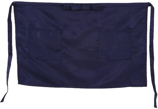 Cucina Schorto Corta Taille - Grembiule Uomo/Donna - Tasche Profonde - Poliestere - 57,5 x 37,5 cm - 100% Nuovo