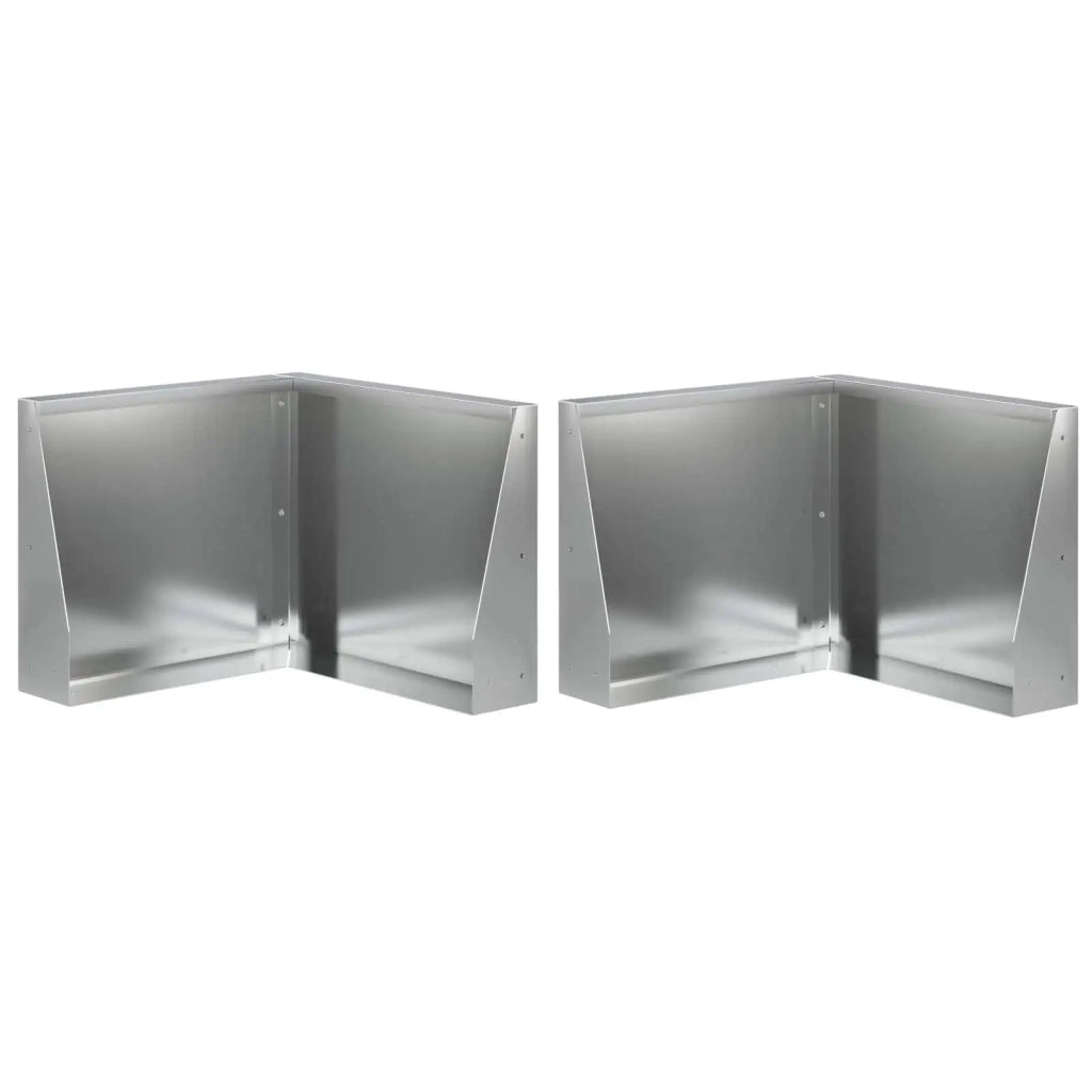 Muro di contenimento 2 pz 50 x 50 x 40 cm Acciaio zincato 8015224