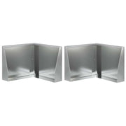 Muro di contenimento 2 pz 50 x 50 x 40 cm Acciaio zincato 8015224