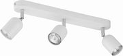 Plafoniera TOP 3 faretti GU10 bianco/cromo TK-Lighting