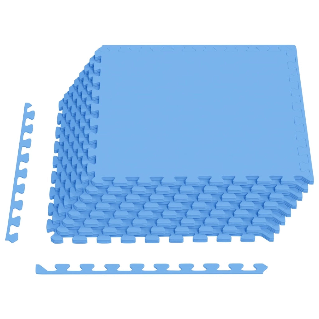 Tappetino per piscina 24 pcs Blu 8,64 m² Schiuma EVA 3433293