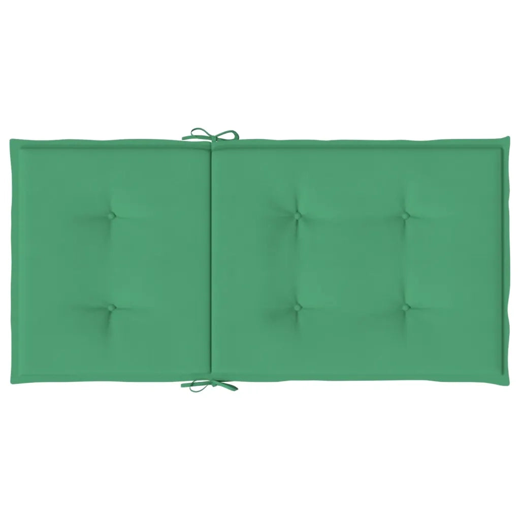 Cuscini per Sedia 2 pz | Cuscini per sedie Verdi 100x50x3 cm in Tessuto Oxford