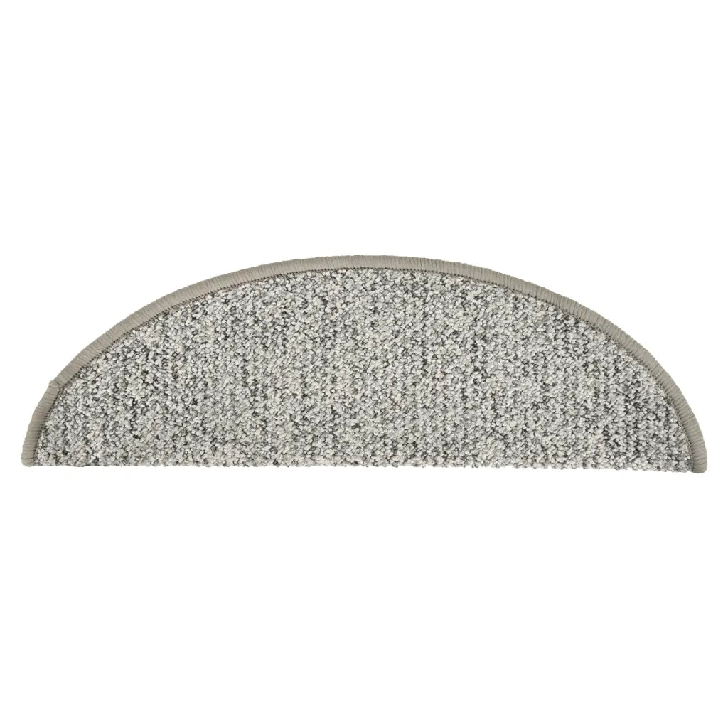 Tappetini per Scale 15 pz Grigio Chiaro 56x17x3 cm 149907