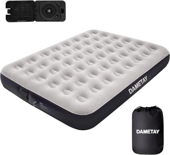 Matrassone aereazione automatica con pompa aereazione elettrica: letto aereeazione automatico letto aereeazione per 2 persone letto per campeggio e viaggi casa dimensioni 203 x 152 x 25 cm