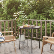 Tavolino da T¨¨-Tavolino da Salotto-Tavolo Nero 45 cm in Polyrattan
