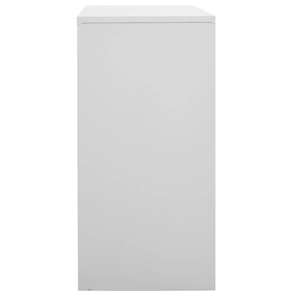 Armadietto con Chiave Grigio Chiaro 90x45x92,5 cm in Acciaio cod mxl 50064