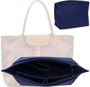 Organizzatore per Borse Longchamp Premium per Borse Portafoglio Organizzatore per Borse con Piuma in Velluto con Molte Tasche (Azzurro Marittimo, M)
