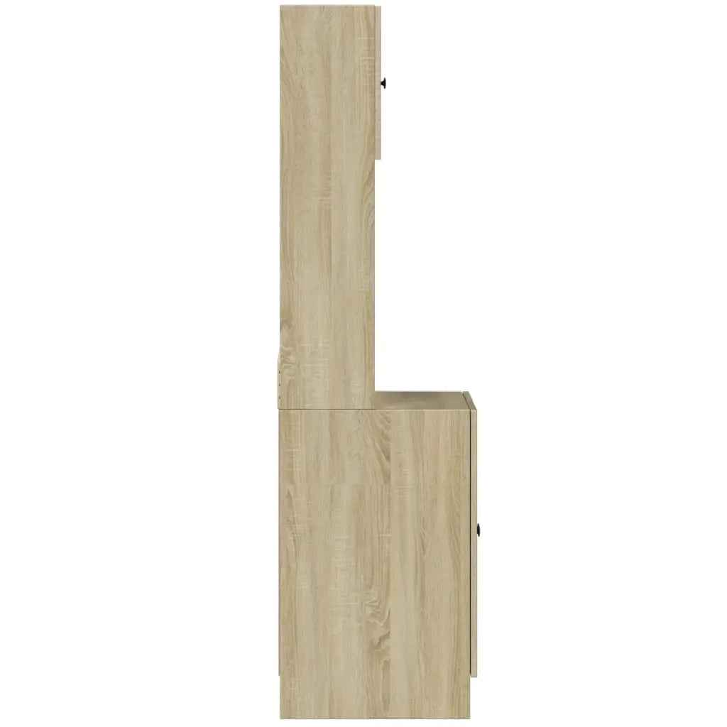 Mobile da cucina-Armadio da cucina Rovere Sonoma 60x50x180 cm Legno Multistrato