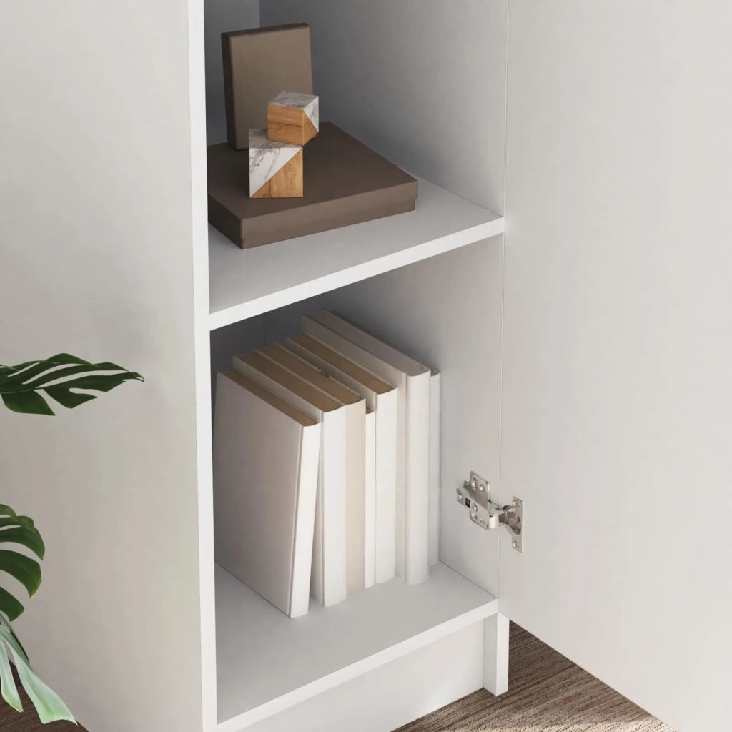 Credenza | Madia | Buffet da pranzo | Armadio da pranzo Bianco 35 x 39 x 168 cm