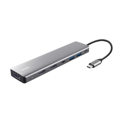 Hub trust 25661 dalyx usb c grey