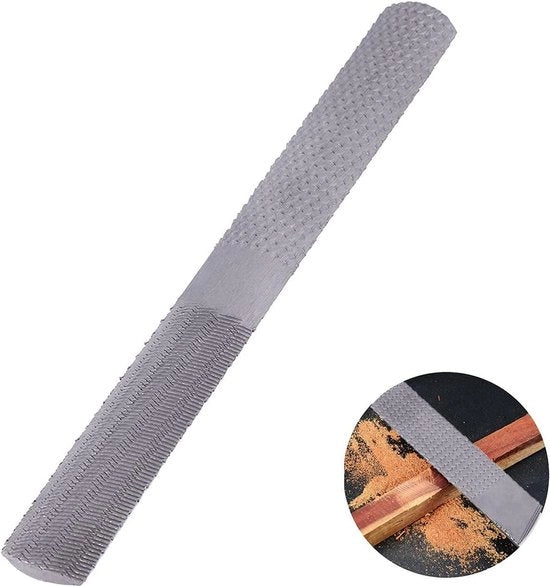 Raspia 4-in-1 in acciaio per lavorazione del legno e scultura da 20 cm