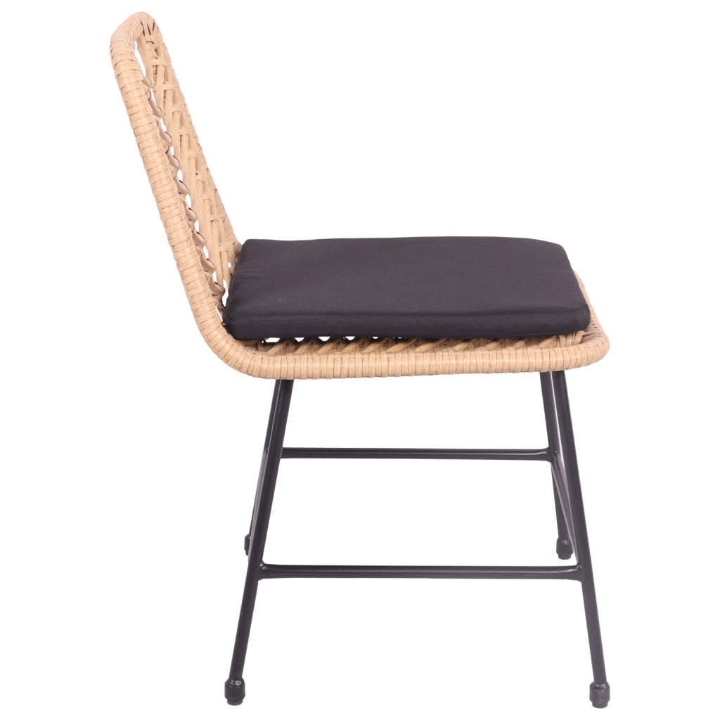 Set di 2 sedie in rattan sintetico con cuscini OKA