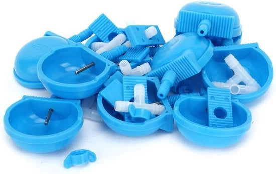 Set per coniglio beccuto Drinkkom per acqua attrezzo per allevamento recinti accessori per conigli - 10 pezzi.