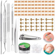 Set di correzione unghie per adolescenti 139 pezzi - Set di correzione unghie per adolescenti - Strips di cura unghie - Nagelknipper - Strisce di sicurezza - Strisce di sicurezza - Set di correzione unghie