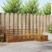 Set di divani da esterno 5 pcs Naturale