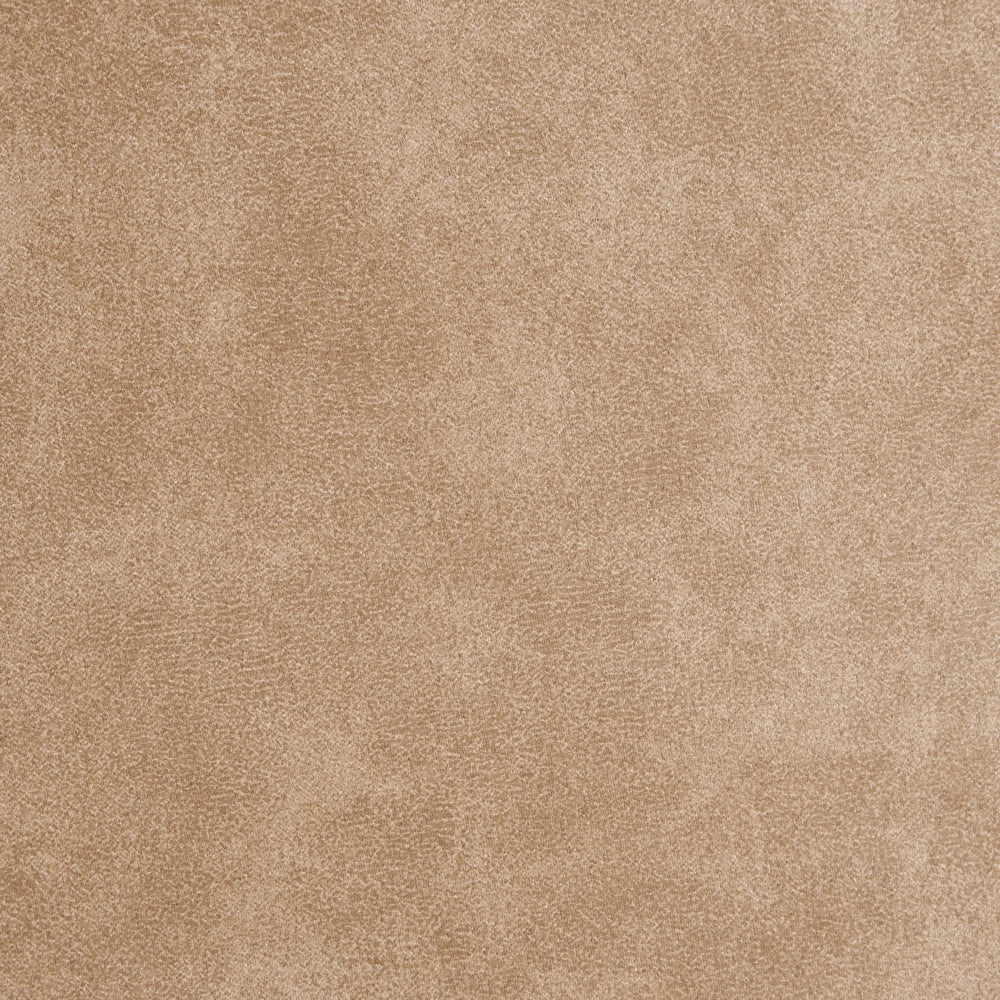 Set di 2 sedie da pranzo in finta pelle scamosciata beige con gambe incrociate, stile retrò