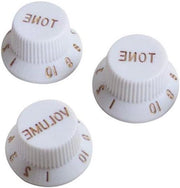 Controlli per chitarra 1 Volume 2 Tonale con Potenziometri metrici adatti per chitarre elettriche con design Stratocaster.
