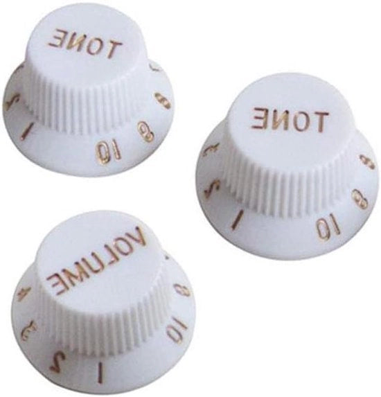 Controlli per chitarra 1 Volume 2 Tonale con Potenziometri metrici adatti per chitarre elettriche con design Stratocaster.