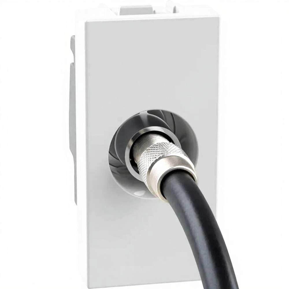Presa coassiale diretta bticino jw4202d per antenna tv e satellite