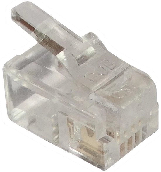 Connessioni RJ10 10x 4p4c a 4 poli per cavi di rete e telefonia
