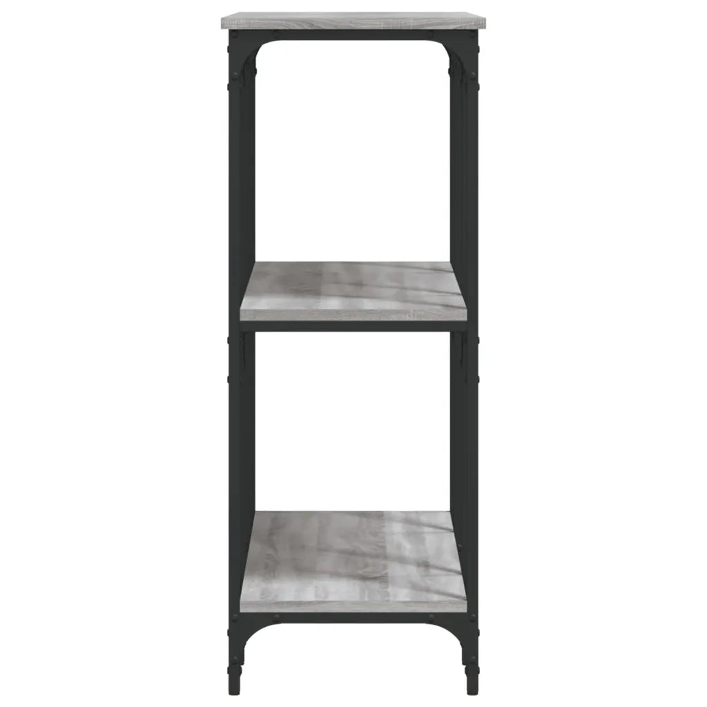 Tavolino Consolle | Tavolo d'Ingresso Grigio Sonoma 102x35x90 cm Legno Multistrato