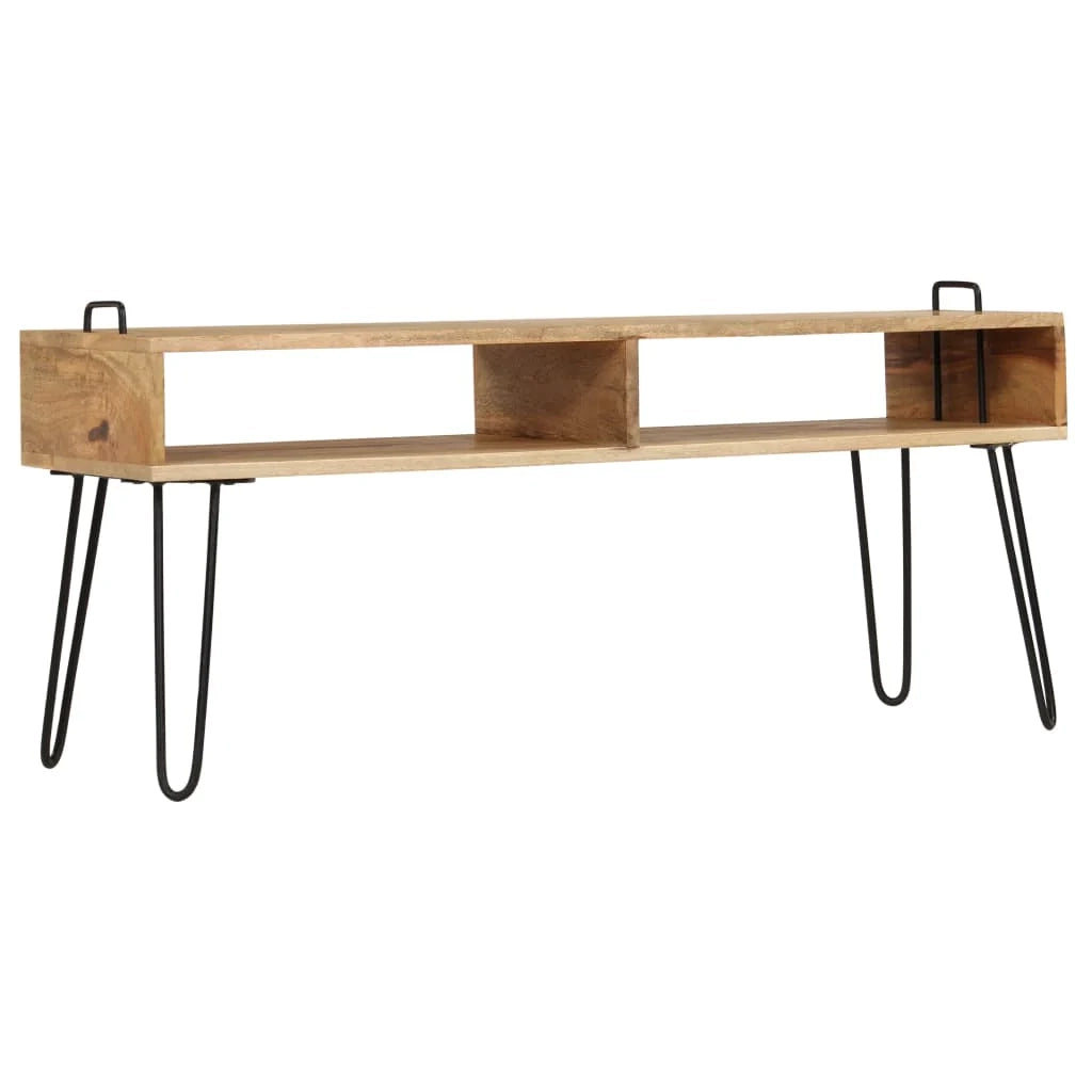 Pratico mobile porta TV/credenza di design in legno massello di mango 110 cm 2502133